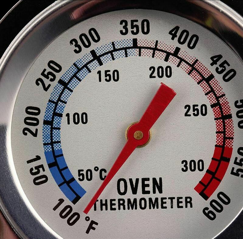 Wood Stove White Face Hanging Oven Temperature Thermometer Temperature Gauge