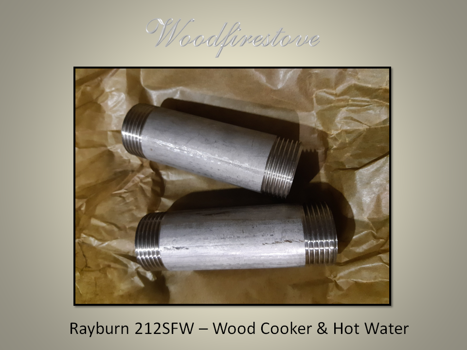 Rayburn 212SFW - FLOW AND RETURN PIPES (Cooker & Hot Water) Stainless Steel Replacement