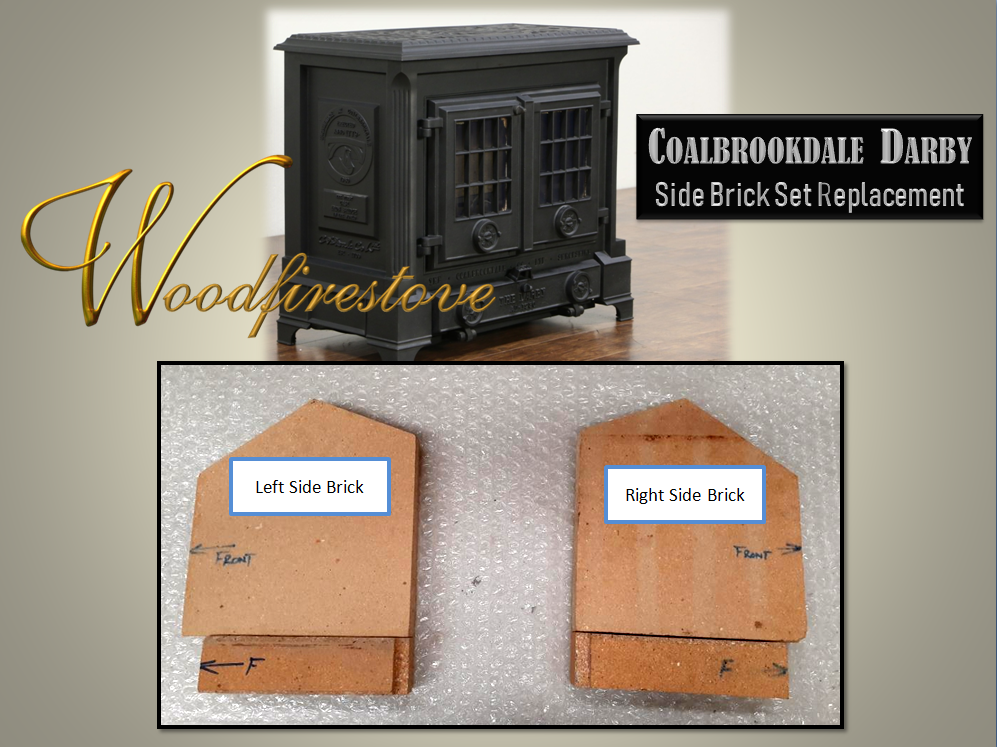 Coalbrookdale Darby SIDE FIRE BRICK SET Left & Right (Set of 2)