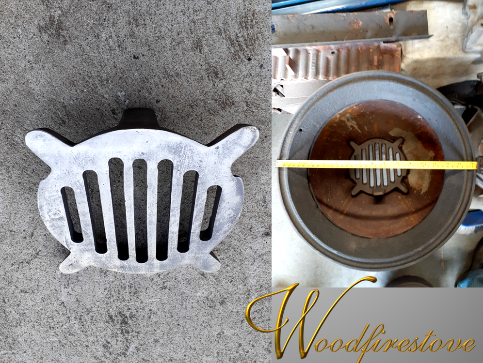 Mont Eltham / Romesse Pot Belly Stove Grate with Lugs Fits 205mm