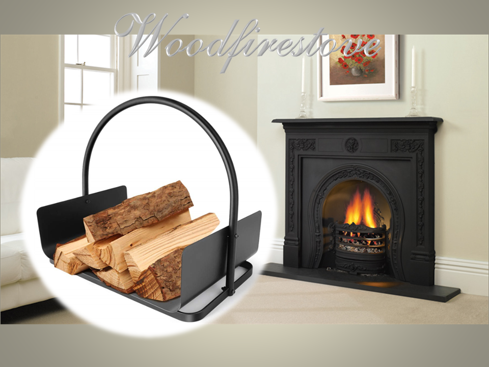 WARRANWOOD Ultra Lightweight Indoor Log Rack with Carrier / Wood Holder FIREWOOD STORAGE - Clearance - Ex Display