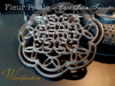 Fleur Petale TRIVET Cast Iron