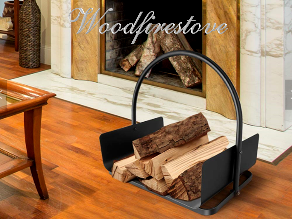WARRANWOOD Indoor Log Rack with Carrier / Wood Holder FIREWOOD STORAGE - Ultra Lightweight