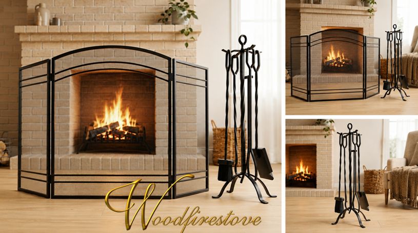 MELALEUCA Firescreen & HAMPDEN Firetool Set PACKAGE