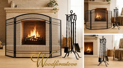 MELALEUCA Firescreen & HAMPDEN Firetool Set PACKAGE