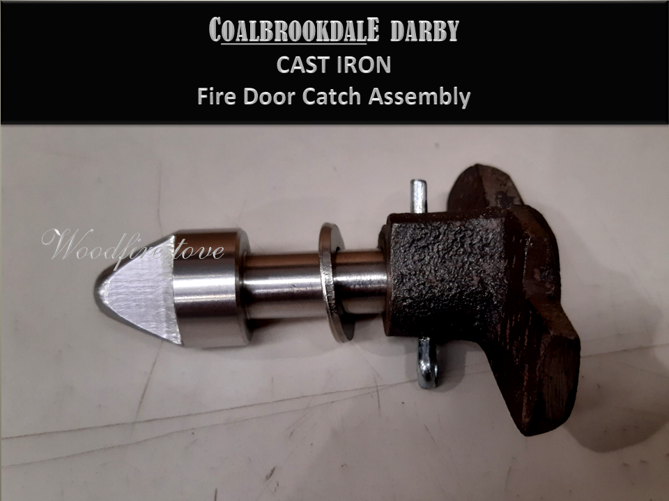 Coalbrookdale Darby Fire Door Cast Iron Catch Assembly