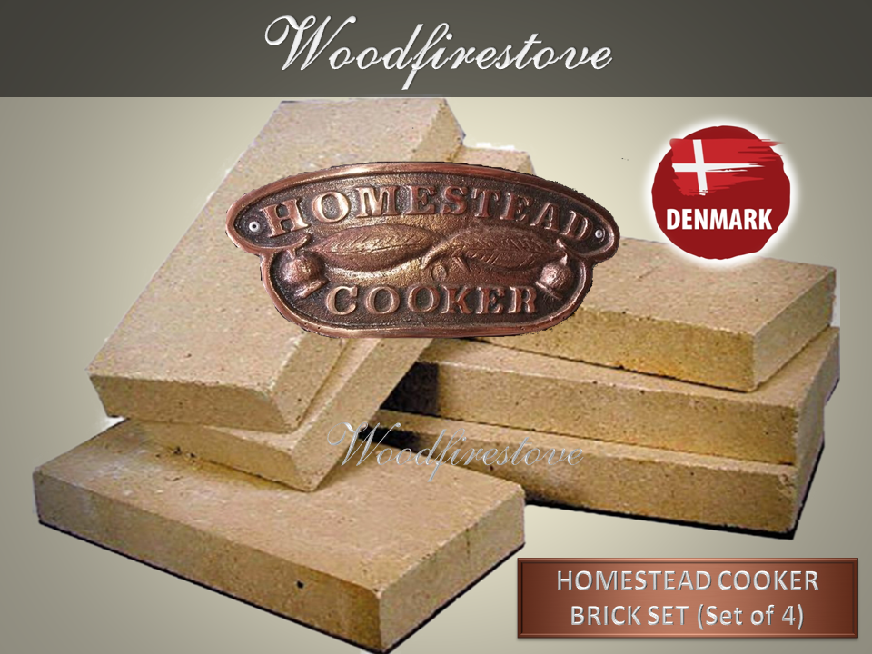 HOMESTEAD COOKER - REPLACEMENT FIREBRICK SET - to suit Models WE1 & WE2