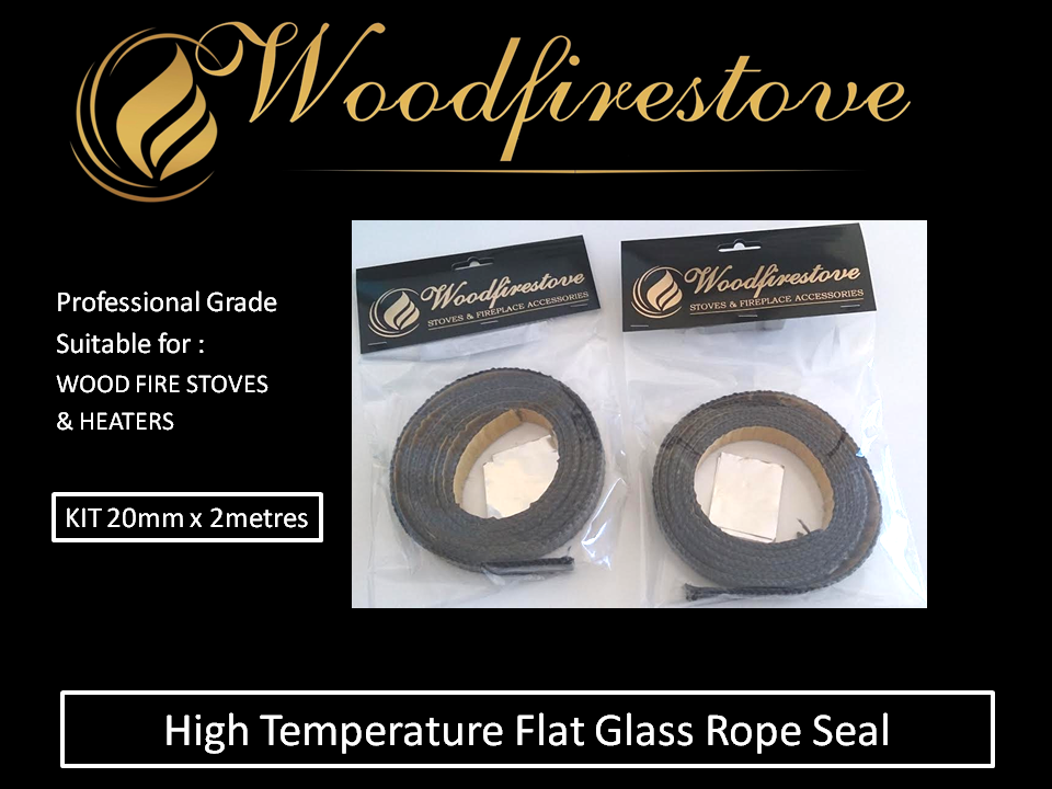Woodfirestove - 20mm Flat Glass Tape Seal - Image 2