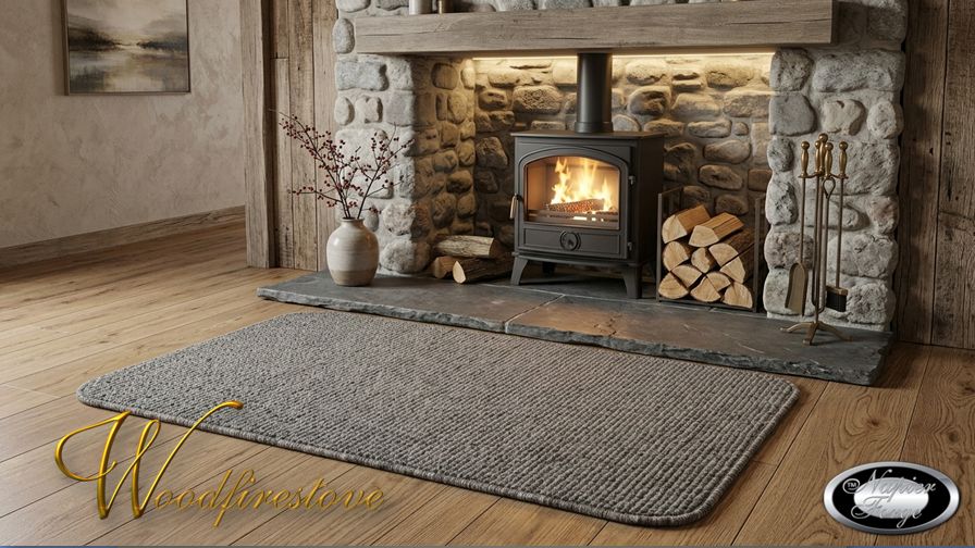 Pure Wool FIREPLACE HEARTH RUG - PREMIUM Natural HIGHLAND GREY - (70cm X 150cm) Longer than standard size