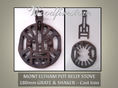 Mont Eltham Pot Belly Stove Grate & Shaker Fits 180mm