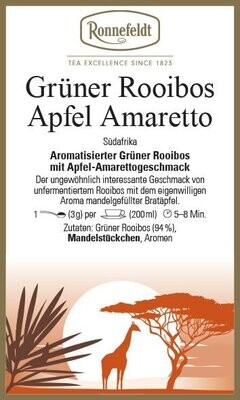 Grüner Rooibos Apfel-Amaretto