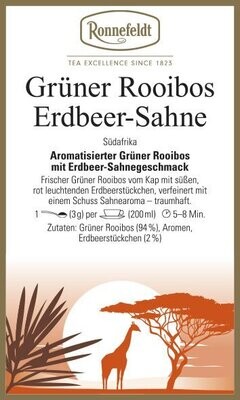 Grüner Rooibos Erdbeer-Sahne