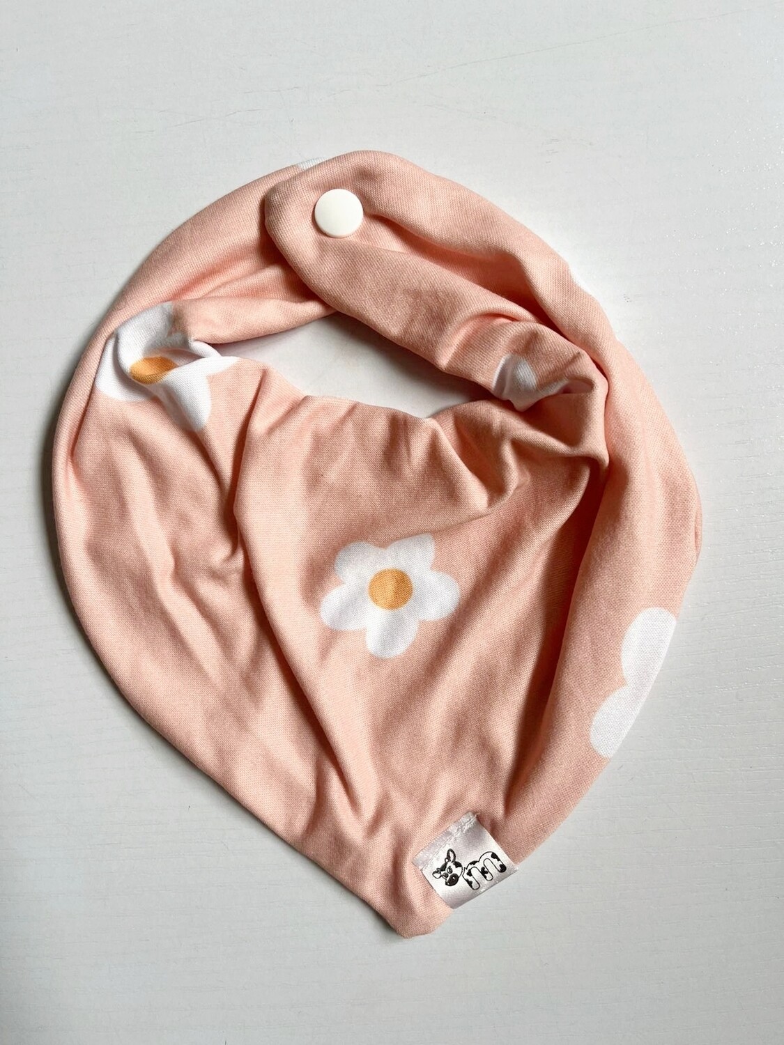Bandana Bib - Pink Daisy