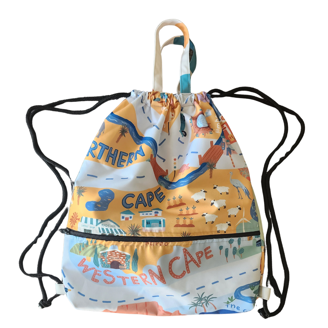 WATERPROOF BACKPACK - Mustard Map