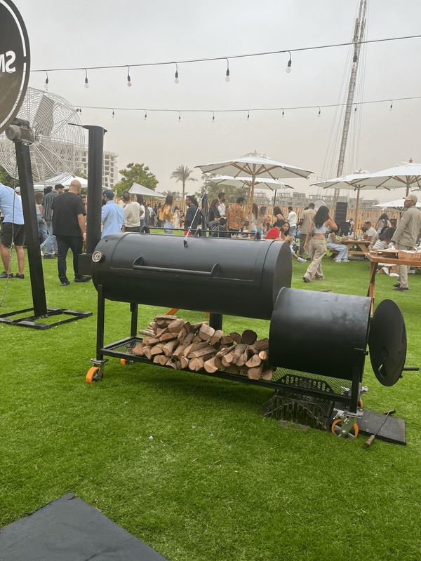 The Grand offset smoker