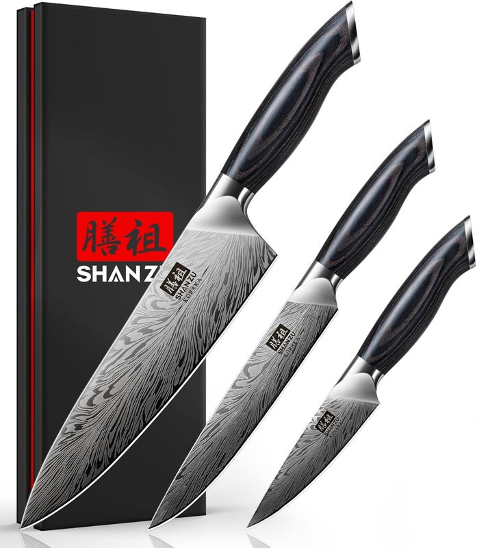 SHAN ZU 3PCS Kitchen Knife Set