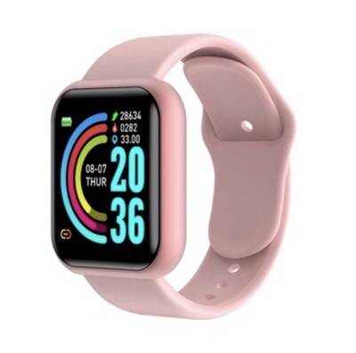 Pink 2021 Smartwatch For Apple And Android