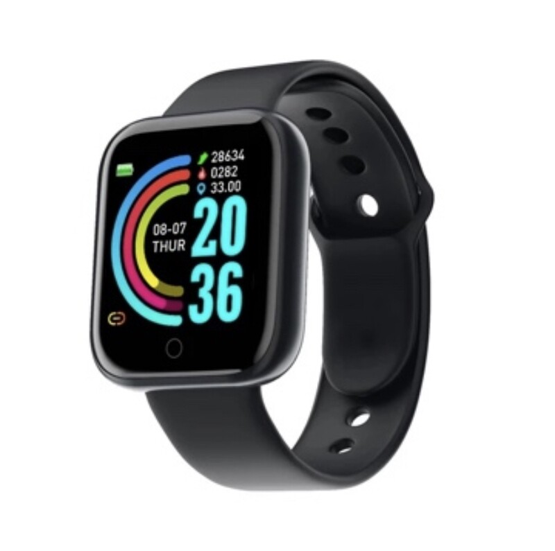Black 2021 Smartwatch For Apple And Android