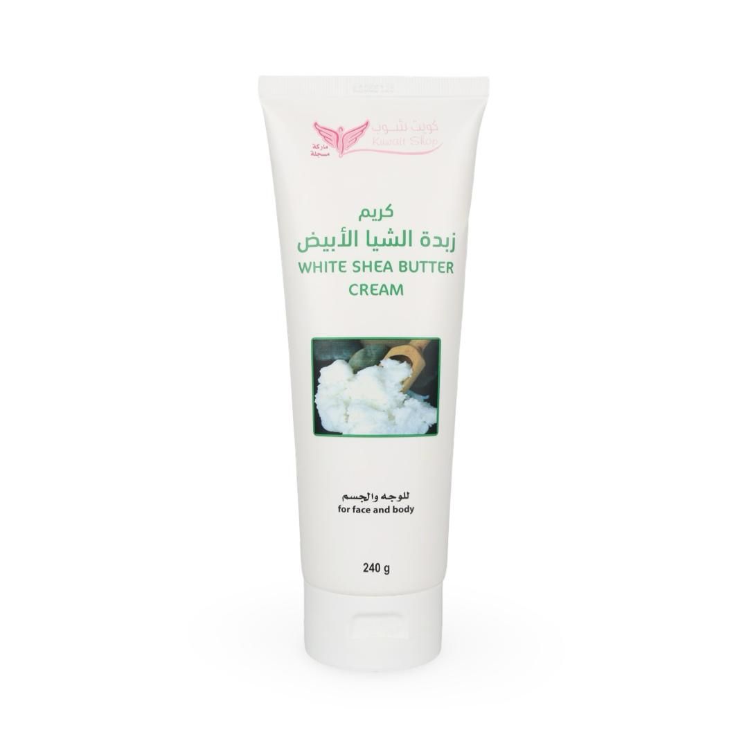 White Shea Butter Cream Tube - 240g