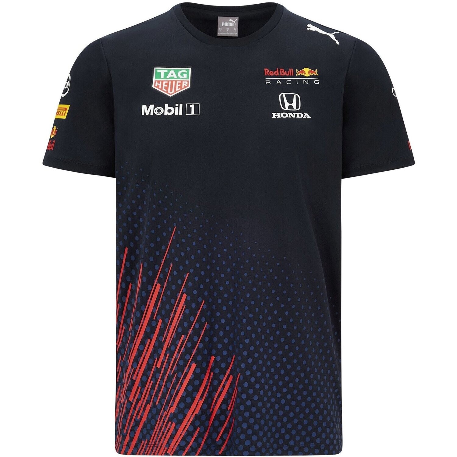 Red Bull Racing F1 Men 21 Team T Shirt Navy