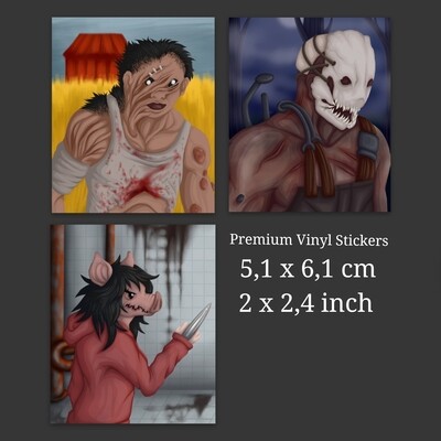 DbD Killer Rectangle Premium Sticker DbD Killer Rectangle Premium Sticker