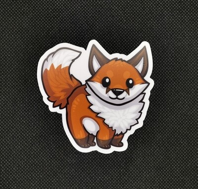 Cute Chibi Fox Premium Sticker Cute Chibi Fox Premium Sticker