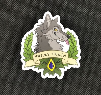 Furry Trash Premium Sticker Furry Trash Premium Sticker