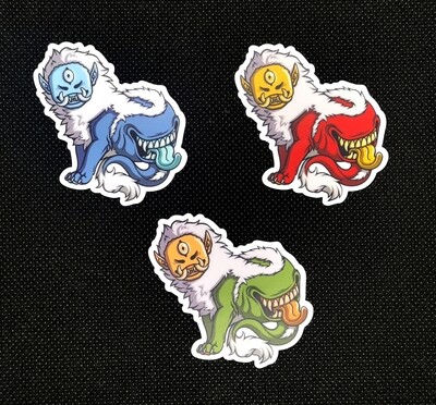 Masked Monsters Premium Stickers