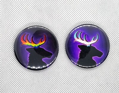 Pride Stag Buttons