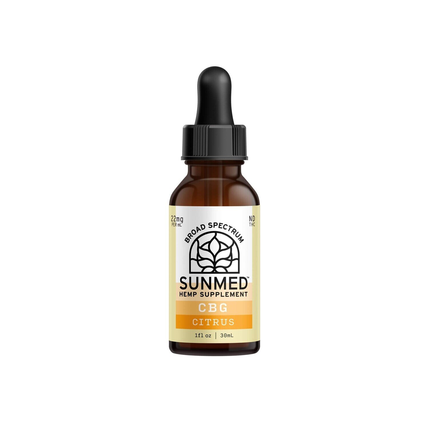 Broad Spectrum Tincture CBG - Rise Citrus 660mg (500mg CBG)