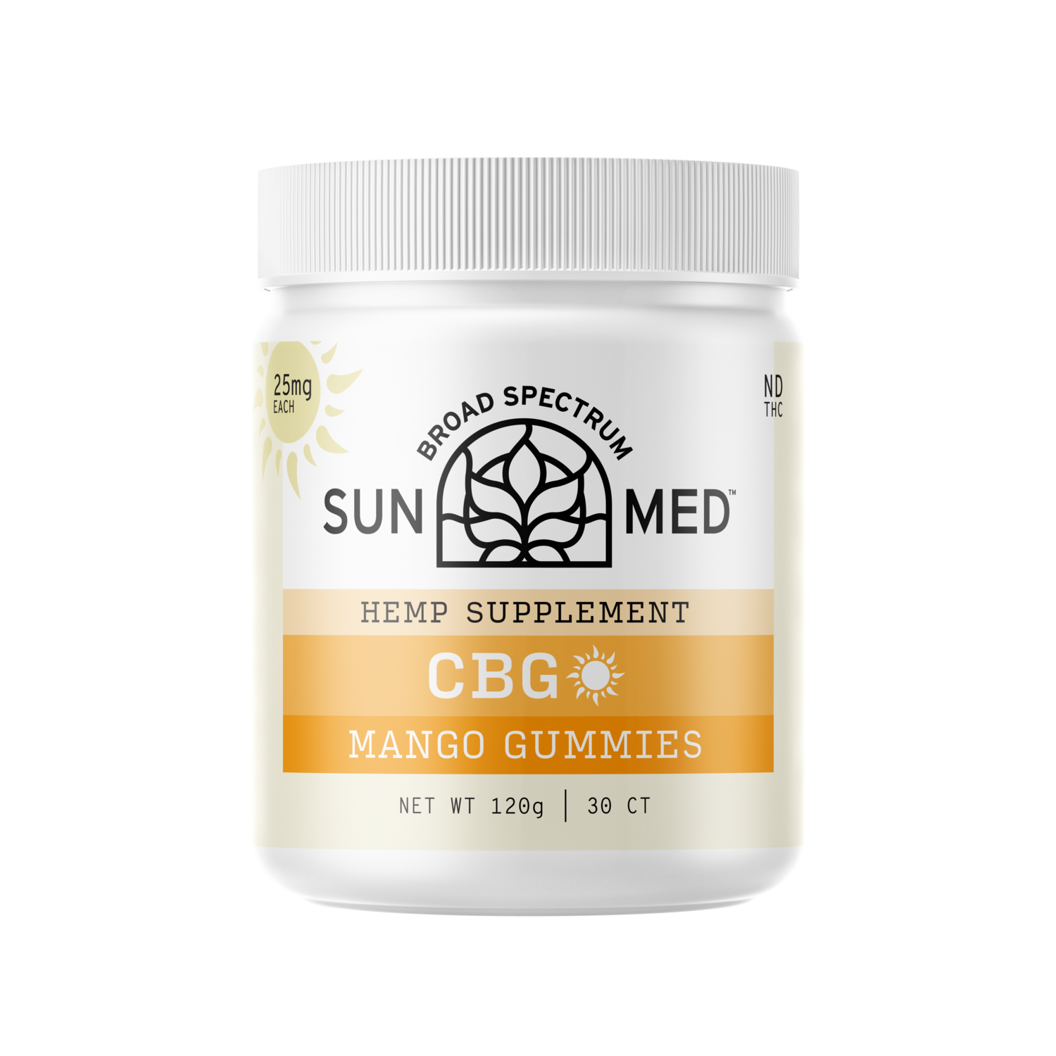 CBG Infused Mango Gummy - 30 Count 25mg (750mg)