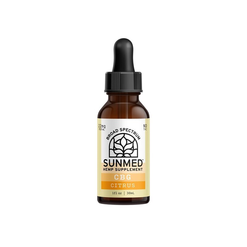 Broad Spectrum Tincture CBG - Rise Citrus 660mg (500mg CBG)