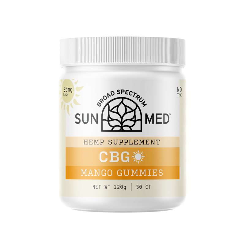 CBG Infused Mango Gummy - 30 Count 25mg (750mg)
