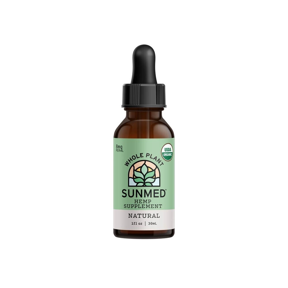 Organic Whole Plant Full Spectrum Tinctures, Flavor: Natural, Strength: 250mg - 8mg per serving