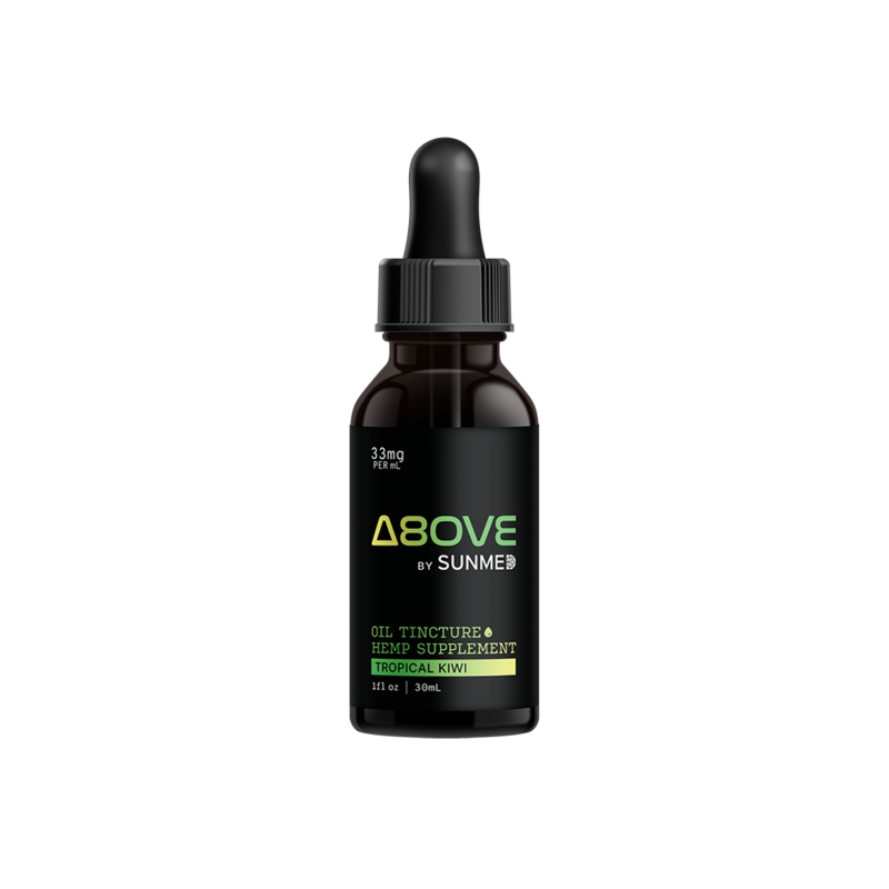 ABOVE Full Spectrum Delta 8 Tincture-Tropical Kiwi