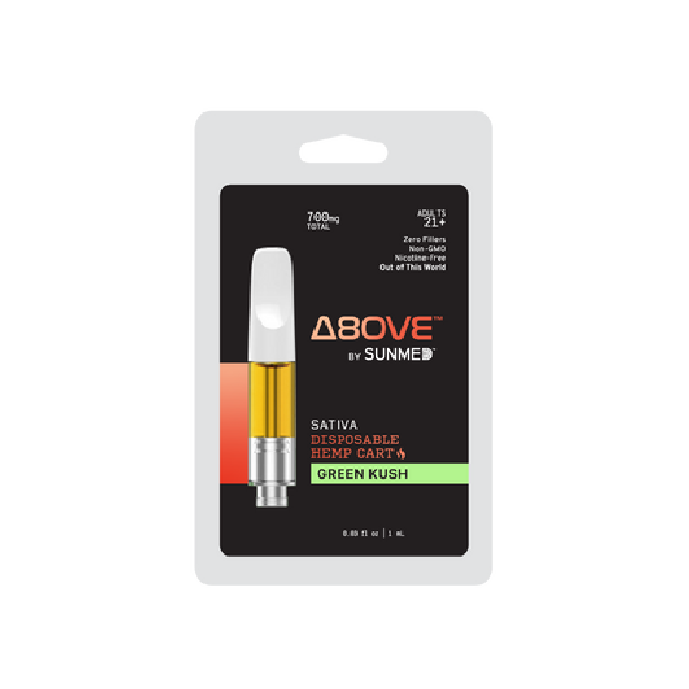 SunMed ABOVE Delta 8 Sativa Cartridges 700mg