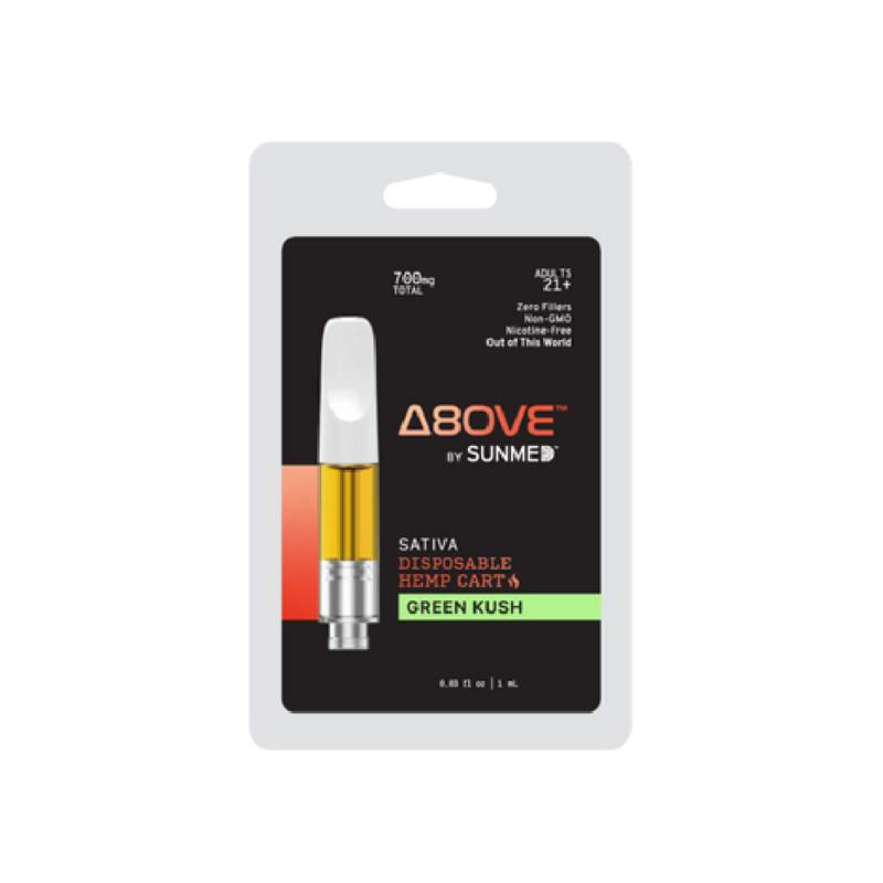 SunMed ABOVE Delta 8 Sativa Cartridges 700mg