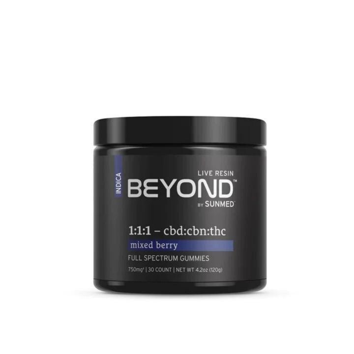 Beyond Indica 1:1:1 Live Resin Gummies