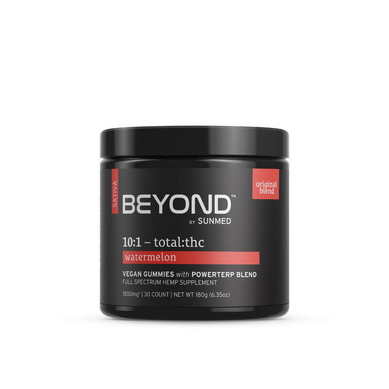 Beyond by SunMed Sativa Watermelon Heaven Gummies 1500mg