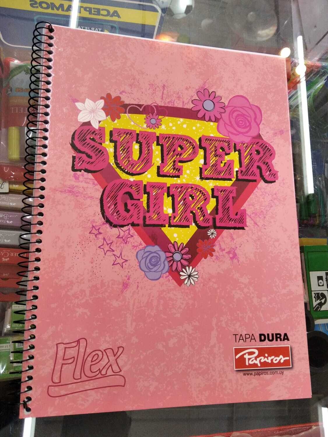 CUADERNOLA 96 HOJAS PAPIROS FLEX TAPA DURA 