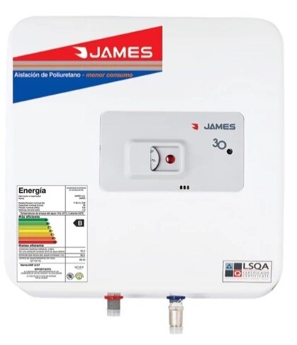 TERMOTANQUE JAMES DE ACERO 3OLTS