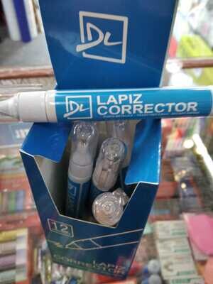CORRECTOR MARCADOR BLANCO PUNTA METALICA