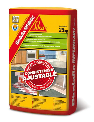 BINDAFIX IMPERMEABLE 25 KG SIKA 