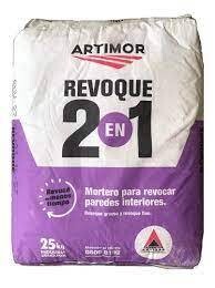 ARTIMOR REVOQUE 2 EN 1 X 25KG CEMENTOS ARTIGAS