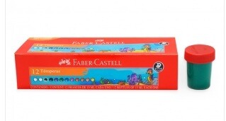 TEMPERA FABER NEGRO