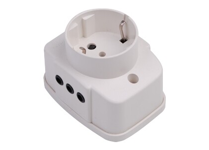 TOMA EXT SCHUKO C/ 2 MODULAR 