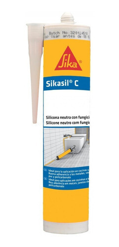 SILICONA ACIDA BLANCA 300CC SIKASIL C