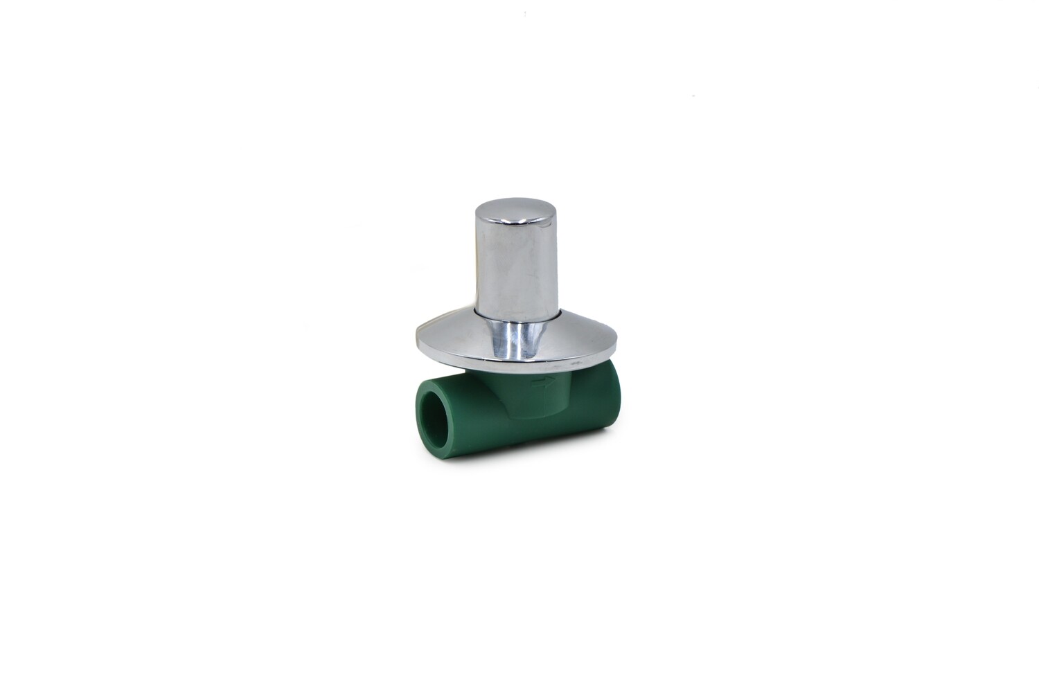 LLAVE DE PASO TERMOFUSION 20mm C/CAPUCHON ACERO INOXIDABLE 