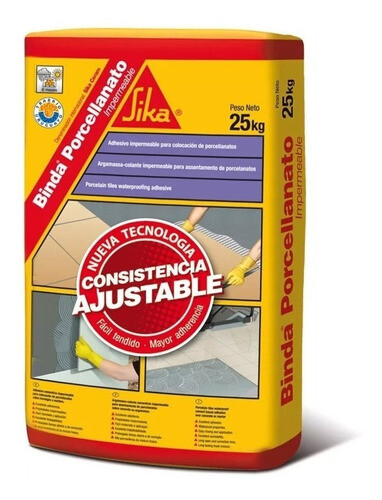 BINDAFIX PORCELANATO 25 KG