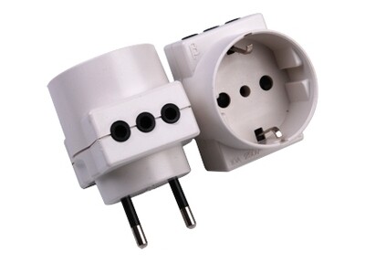 ADAPTADOR 2 STANDAR 1 SHUCKO A SIN TIERRA